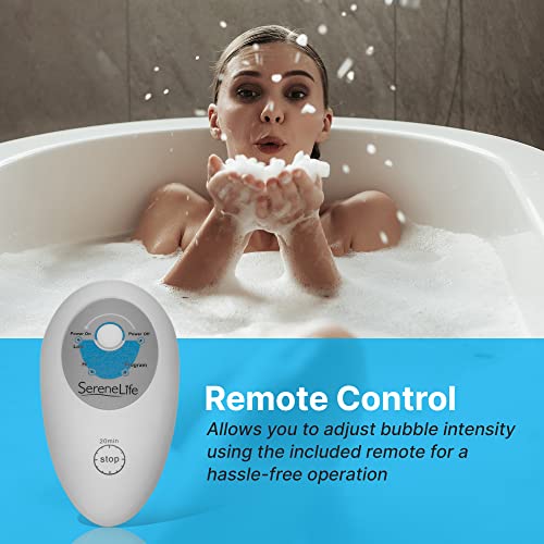 High quality SereneLife Electric Bathtub Bubble Massage Mat Retails for $140