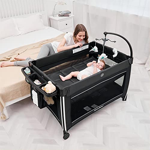 Baby Crib with Bassinet