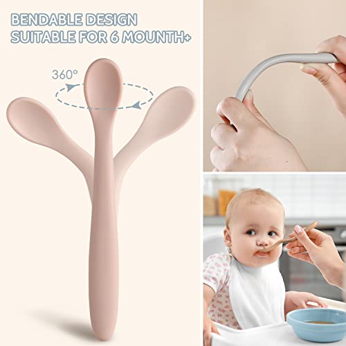 Silicone Baby Feeding Spoons