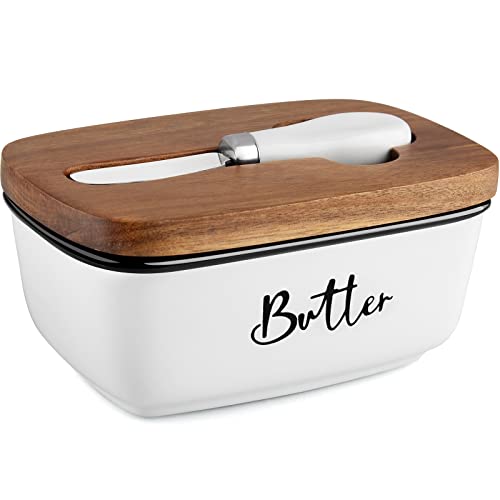 Butter Dish with Lid & Knife