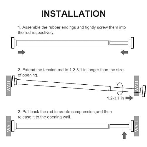 Shower Curtain Rod Tension