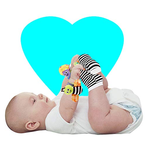 Baby Infant Rattle Socks