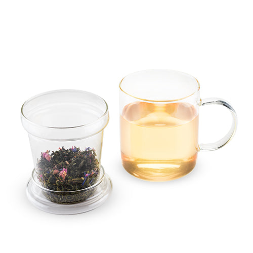 Glass Tea Infuser Mug - Spoiled Store 