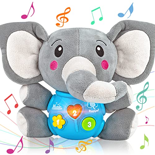 Plush Elephant Baby Toy