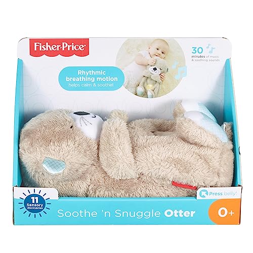 Snuggle Otter plush with music