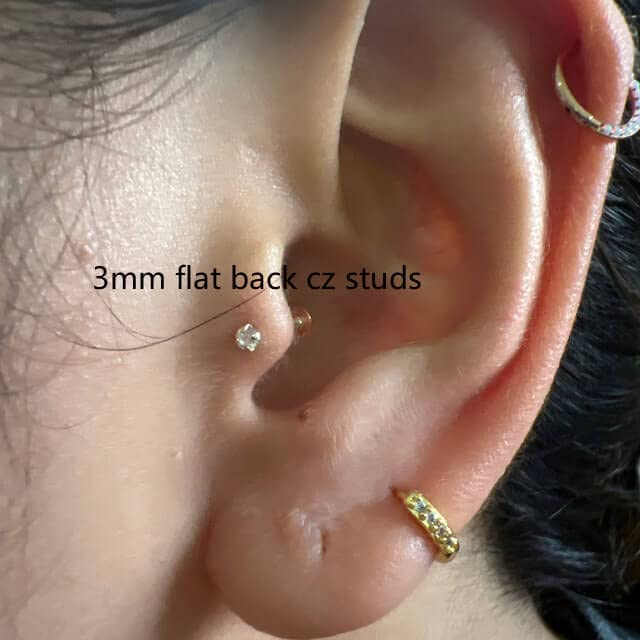 Stud Earrings 14k Gold