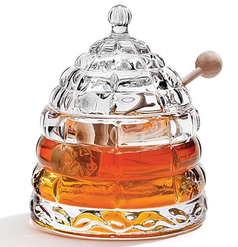 Crystal Honey Jar