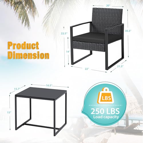 Flamaker 4 piece online patio set