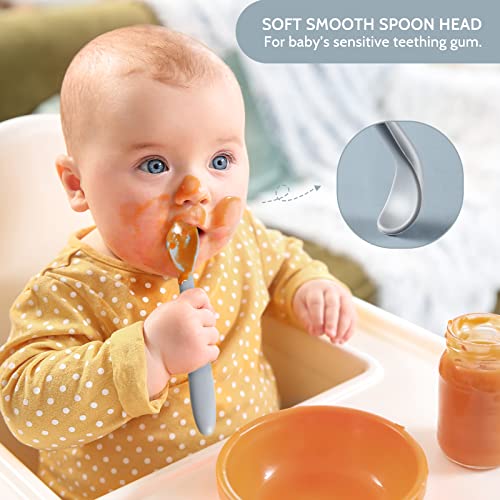 Silicone Baby Feeding Spoons