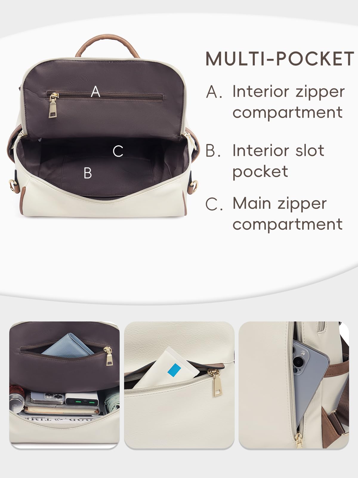 Anti-theft Designer Bag