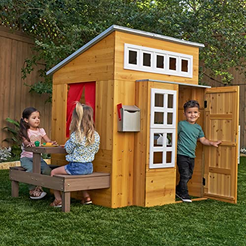 Modern Outdoor Wooden Playhouse