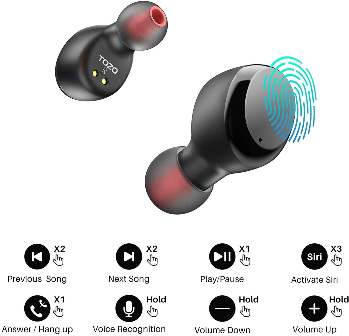 True Wireless Earbuds Bluetooth