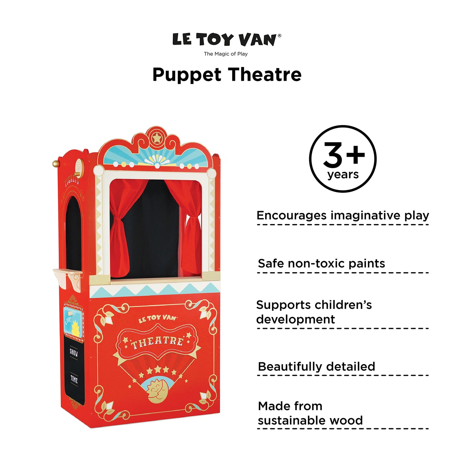 Wooden Educational Puppet Theatre