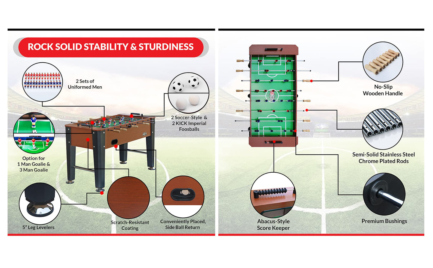 KICK Venture 55" Foosball Table