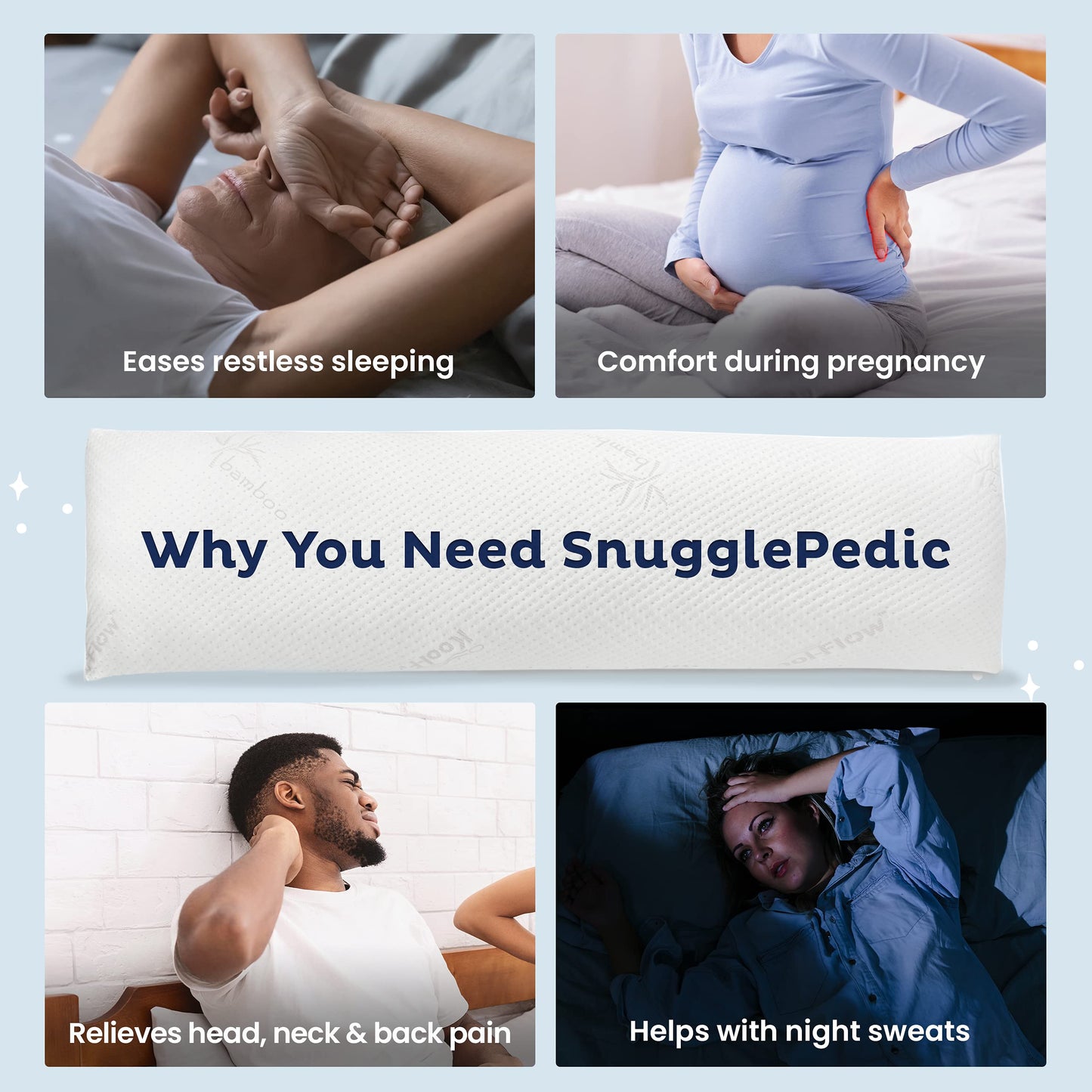 Snuggle-Pedic Body Pillow