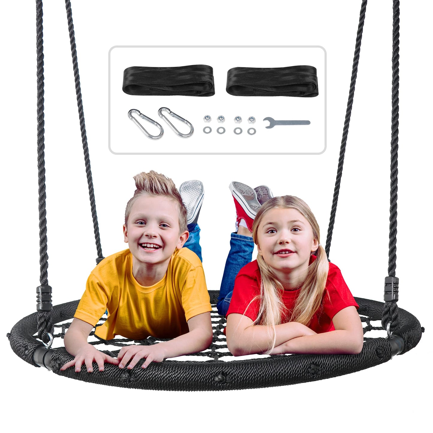 Spider Web Swing Set