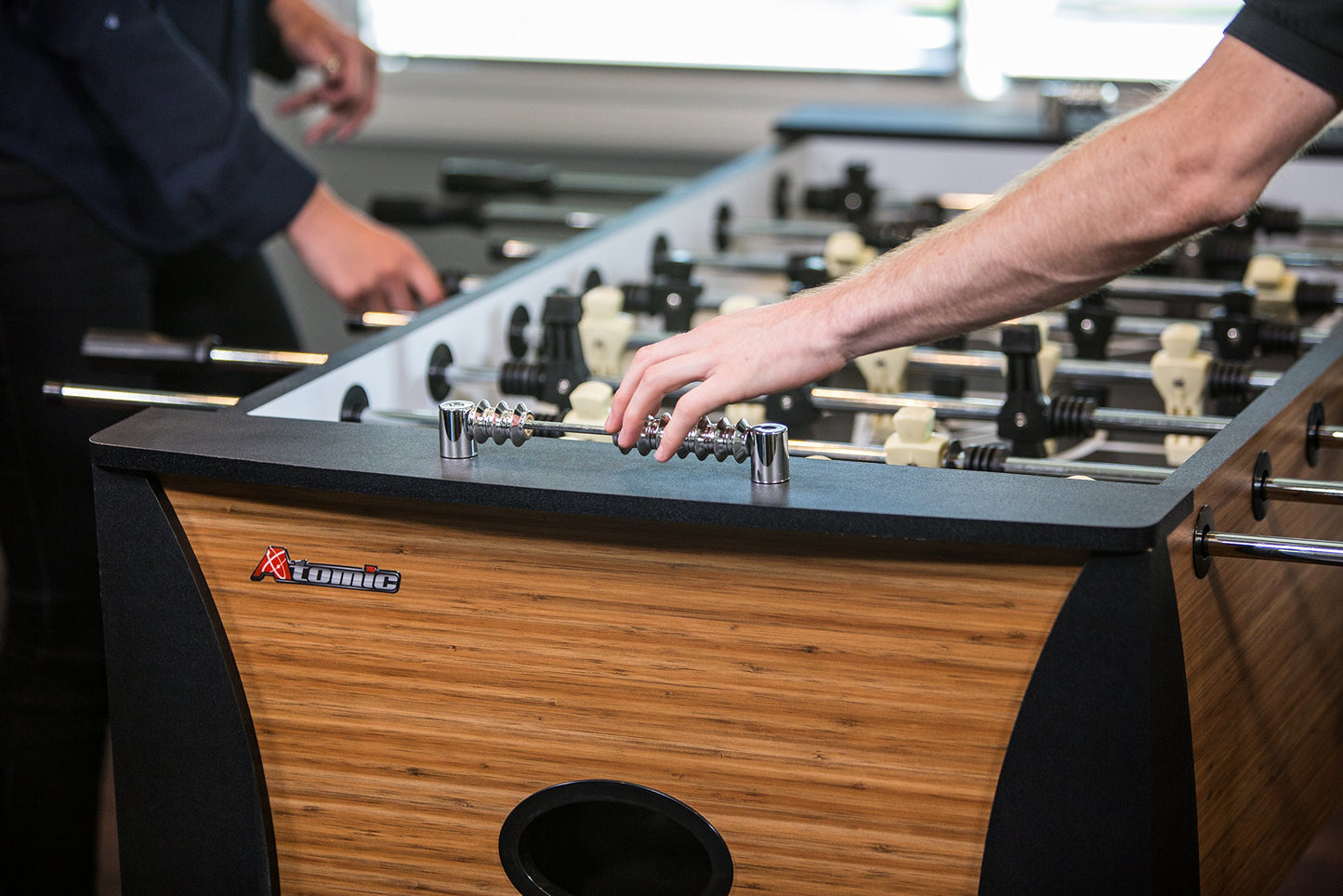 Foosball Table with Internal Ball