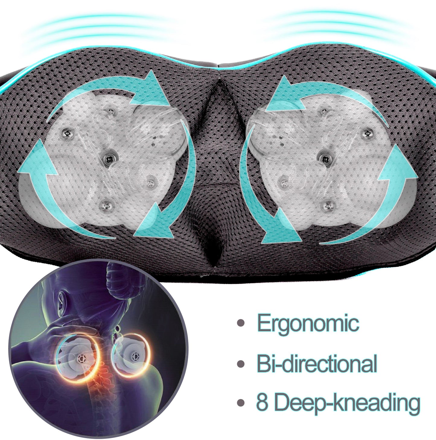 Shiatsu Massager with Heat