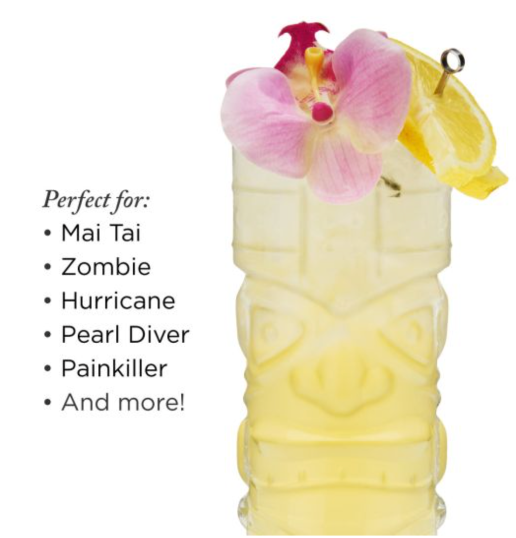 Crystal Tiki Glass