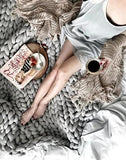 Chunky Knitted Blankets - Spoiled Store 